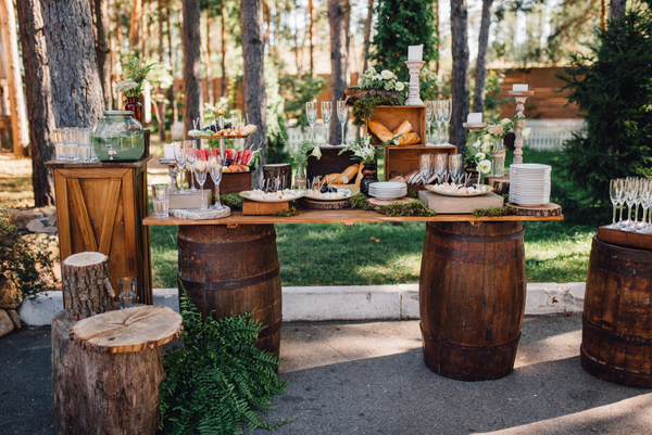 déco d'un mariage écologique