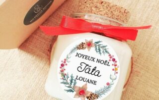 Offrir une bougie personnalisée à Noël